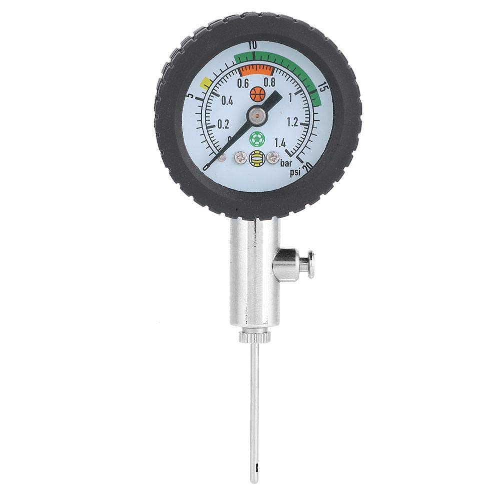 Ball Pressure Gauge for Balls, High Precision, Easy Operation, Rugby, Soccer, Volleyball, Basketball, Internal Pressure Gauge, Air Pressure Gauge