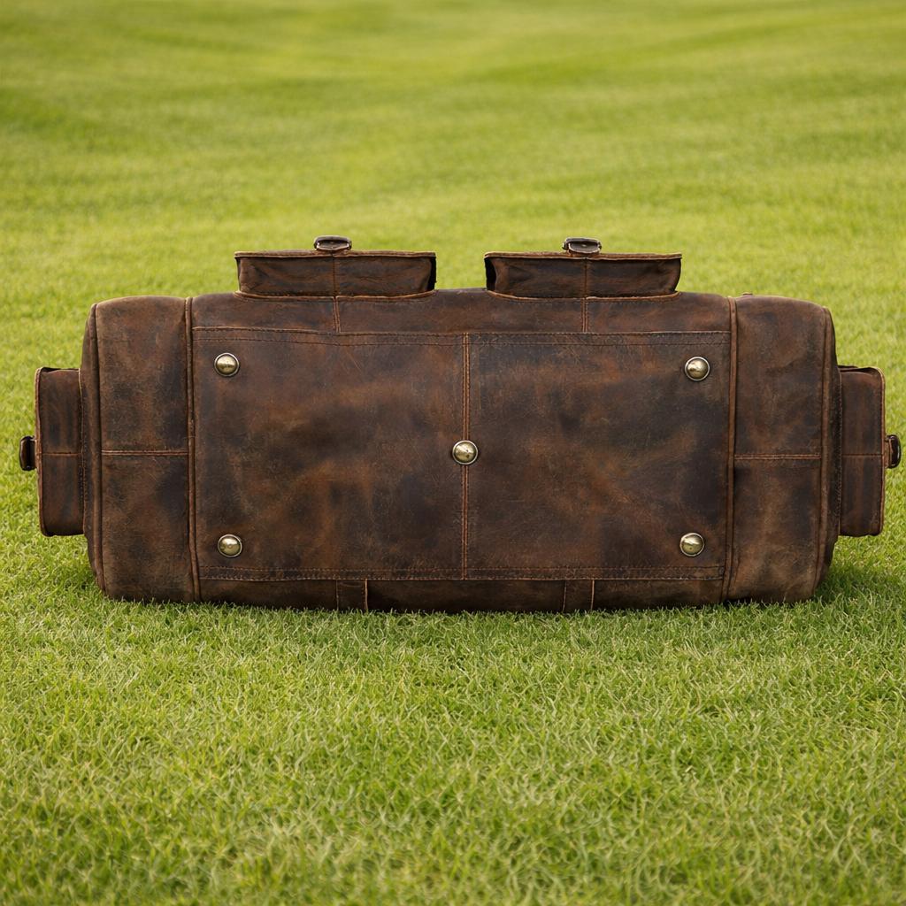 Large 28 inch duffel bags for men holdall leather travel bag overnight gym sports weekend bag