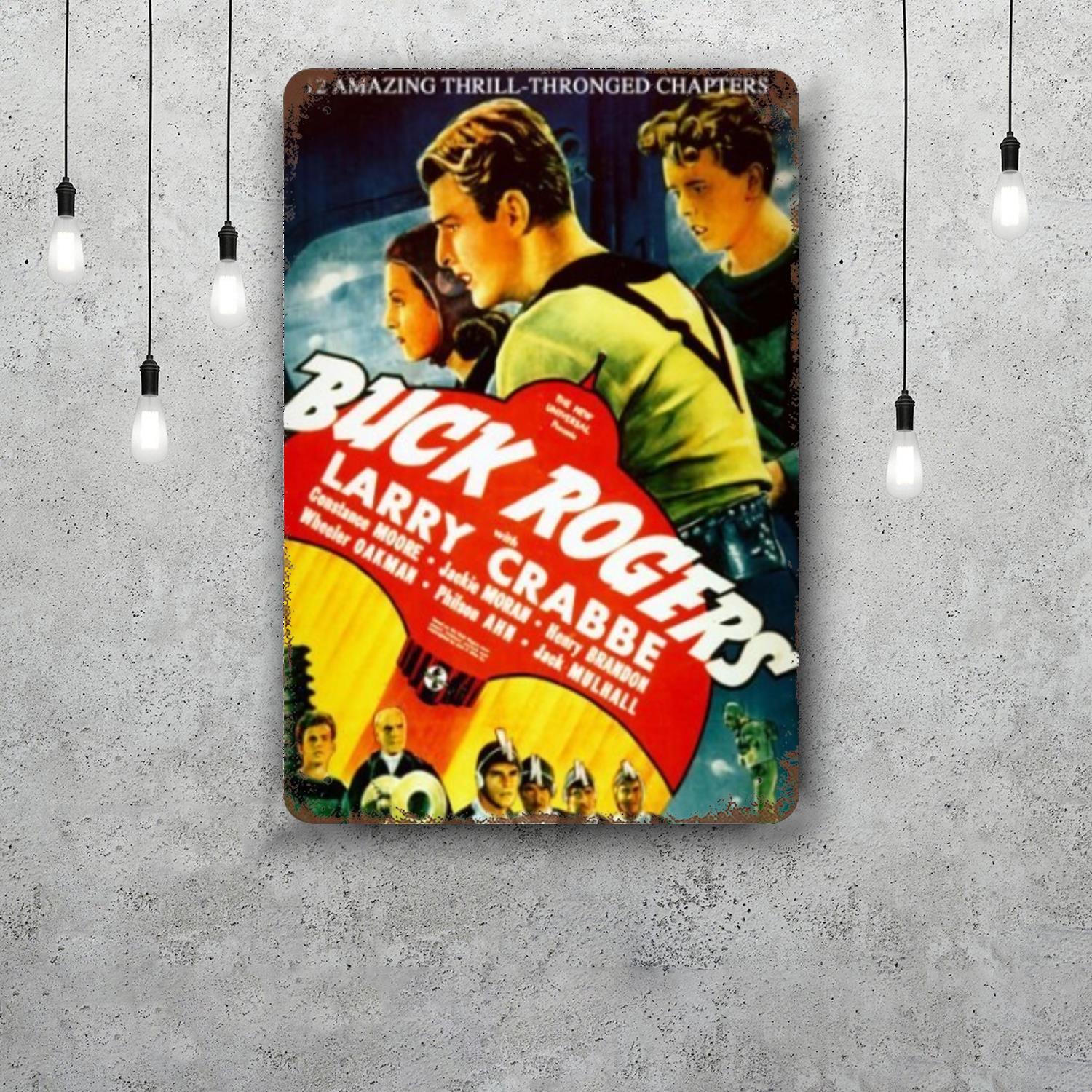 rick dalton Vintage Tin Sign Home Decor Wall Decor Art Wall Mural Room Decoration Decor Retro Metal Sign Plate Bar Posters 20x30cm（7.8x11.8inch）
