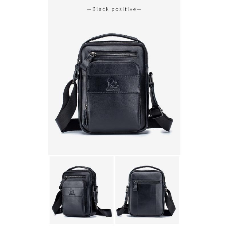 Genuine Leather Men Messenger Bag Male Small Man Fashion Crossbody Shoulder Bags Men's Travel New Handbags