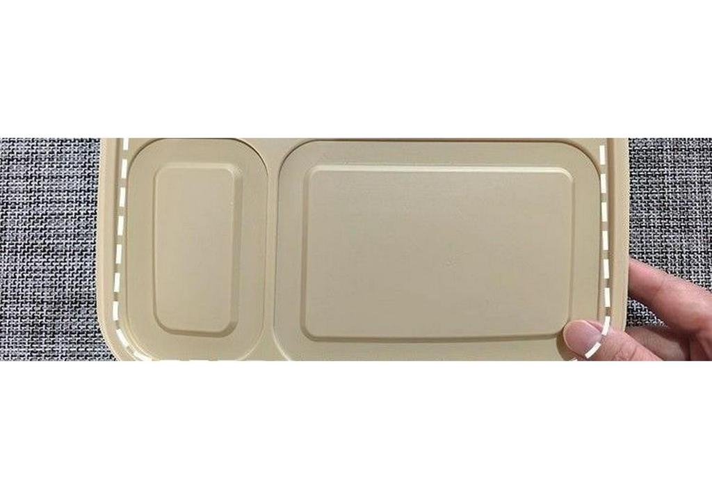 Eco-Friendly Biodegradable Corn Starch Lunch Box with Lid