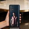 COOL S-Sam R-Rockwell Soft Silicone Black Cover Phone Case For Samsung Galaxy A73,A72,A71,A70,A53,A52,A51