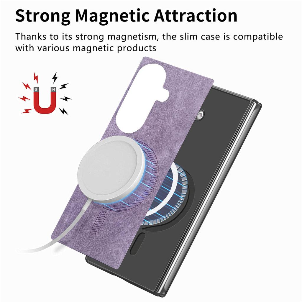 Samsung Z Fold7/Z Fold6 Magnetische Leder Schutzhülle