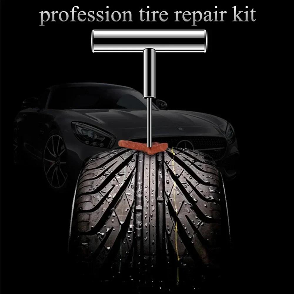11 pcs/Box Auto Tire Repair Set Puncture Repair Tool Car Van Motorcycle Bike Emergency Duty Tubeless Tire Repair Kit Rivet Tools