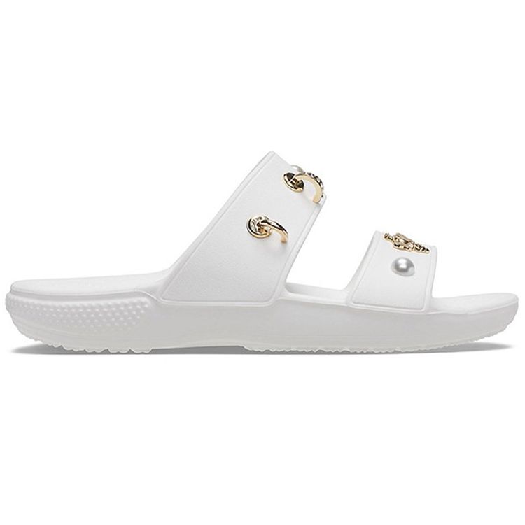 Crocs Soft Sole Comfortable Outdoor Slide Sandals Women Sandals White 207387-103