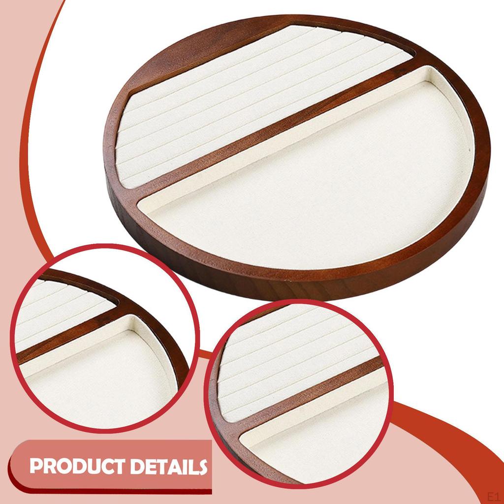 Rings Display Tray Stand Decor Elegant Multi Slots Holder Box for Jewellery Store Birthday