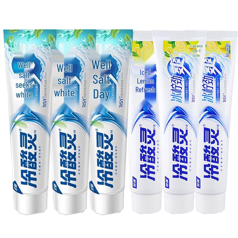 Leng Suan Ling Well Salt & Icy Fresh Toothpaste 6-Pack