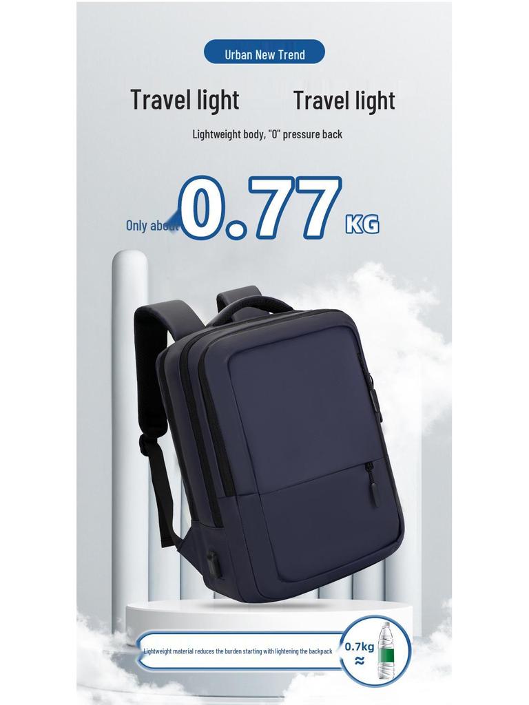 Cross-Border Multifunctional Large Capacity Backpack: Stylish Breathable Laptop Bag for Work, Commute, and Travel