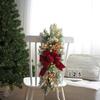 1pc Christmas Staircase Decoration Wreath Party Gift Christmas Home Furnishing Decoration Prop Evening Party Dress Up Prop
