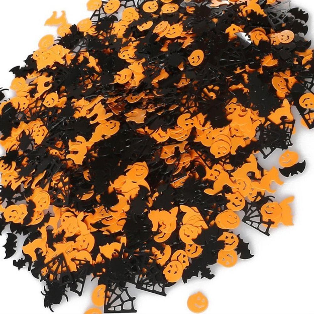 Pumpkin Spider Halloween Confetti Glitter Decorations Halloween Party Decor  Holiday Decor