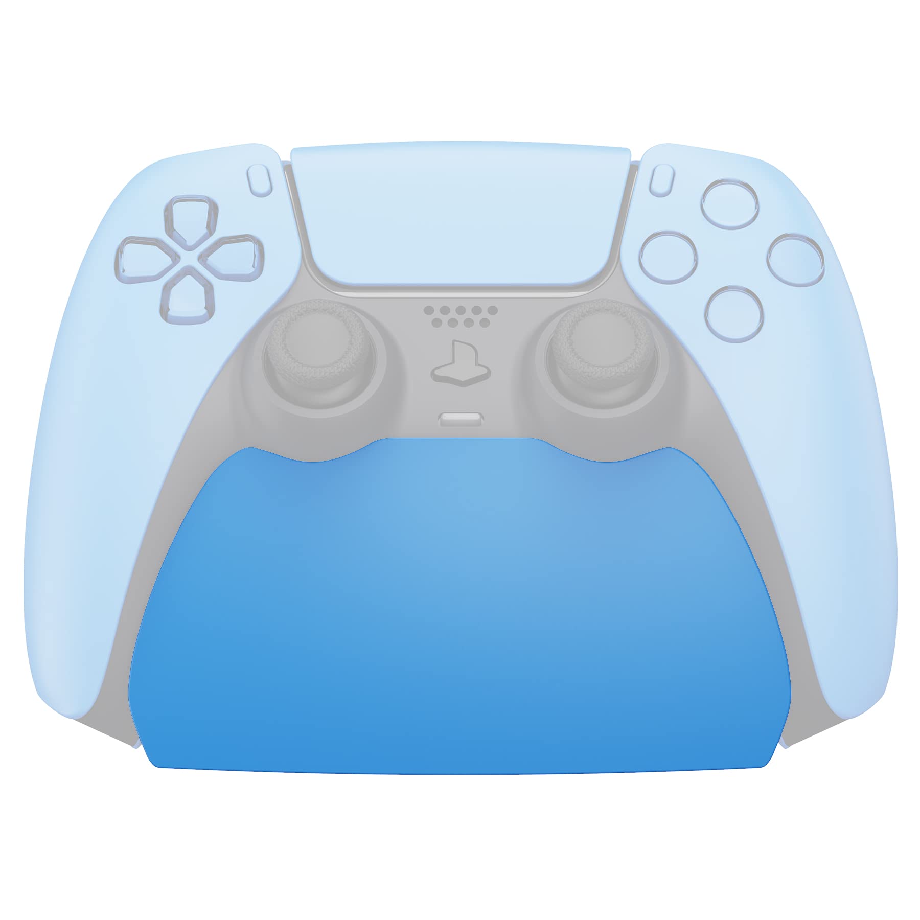 

PlayVital PS5 Controller Stand with Rubber Pads, Compatible with PlayStation 5 Controllers [Starlight Blue]