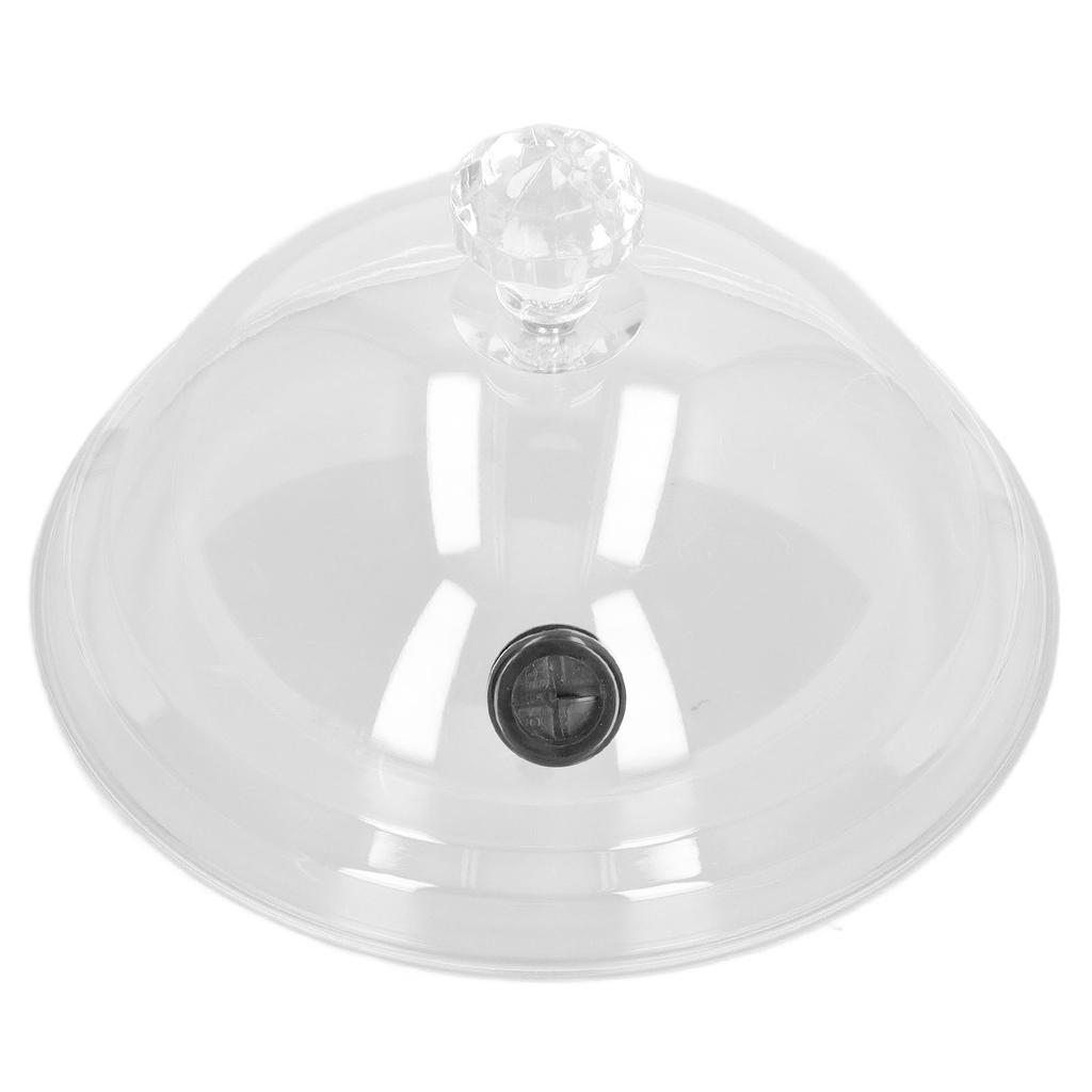 Home Smoking Dome Cover Kitchen Cooking Smoke Acrylic Hood Smoke Infuser Cloche Lid for Smoker Sprayer Plates Bowls