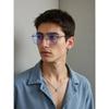 New Plain Flat Mirror Fashion Glasses Frame Same Face Trend Stylish Eyewear for Men and Women