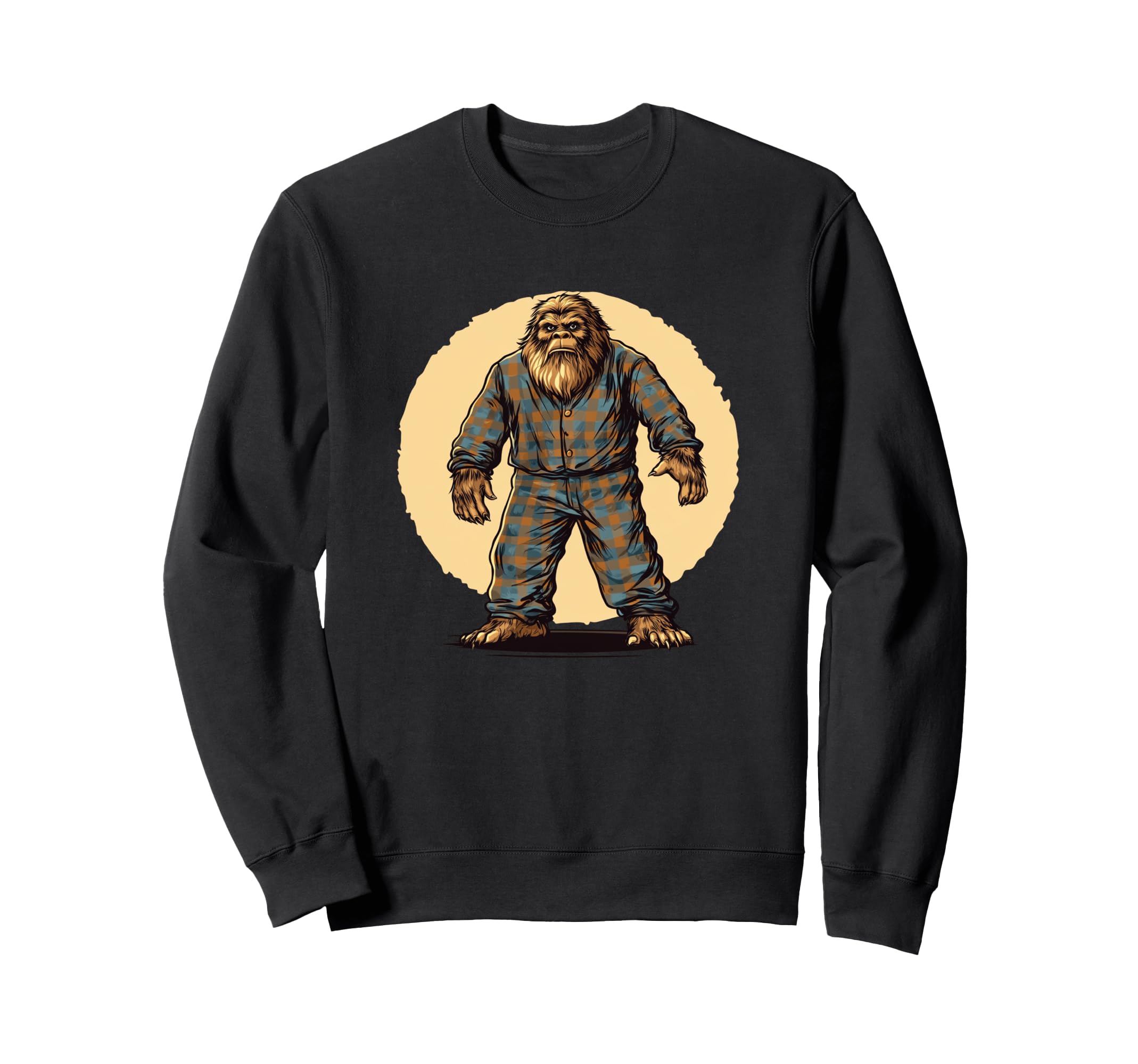 

Forest Dream with Bigfoot Costume Pajama Lovers Sweatshirt чорний