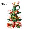 Easy Apply Christmas Window Film Tree Stickers with Gnome And Snowman, Removable Glass Stickers, PVC Durable Holiday Art Waterproof Wall Decor