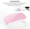 Nail Dryer LED Nail Lamp UV Lamp For Curing All Gel Nail Polish White Pink Color Nail Dry Lamp Portable with USB Without Switch