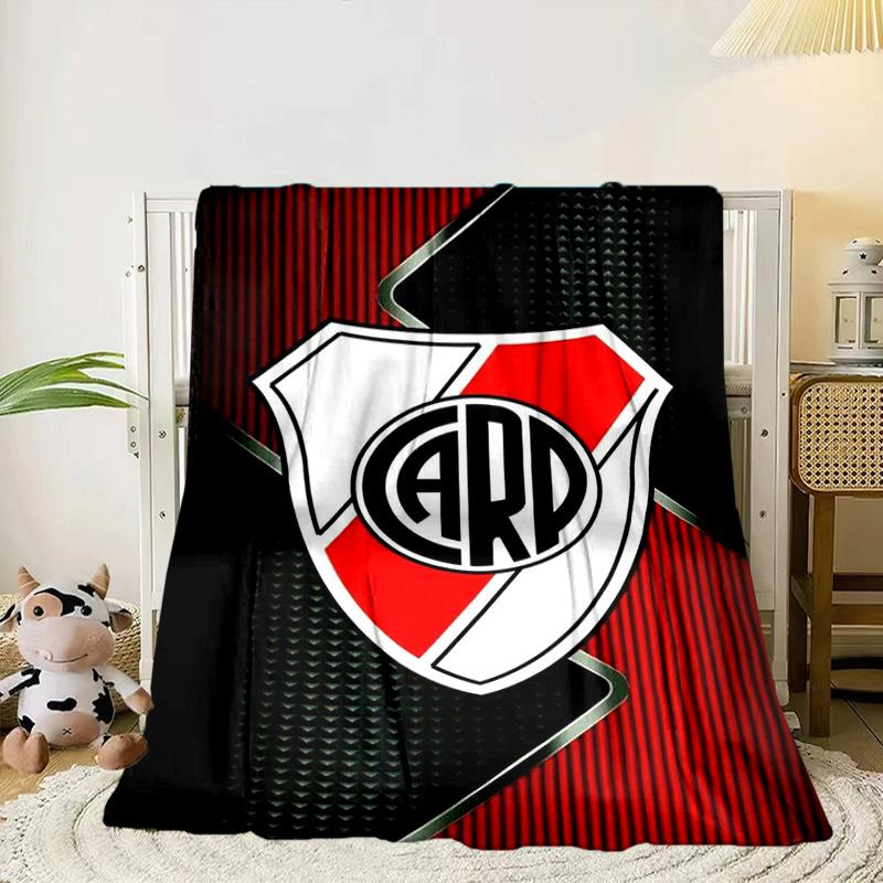 River Plate Emblem Portable Blanket/Soft Blanket Bedding Blanket Suitable for Travel Camping Living Rooms Offices Sofas Fan Gifts