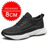 2026 Man Elevator Shoes Lift Sneakers Men Sports Height Increase Insole 8cm10cm Leisure Fashion Summer Sports Heightening Shoes