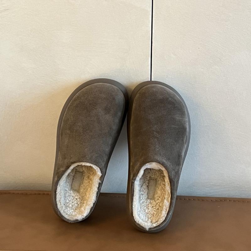 New Baotou Thick-soled Height-increasing Home Outdoor Women's Drag Cotton Shoes