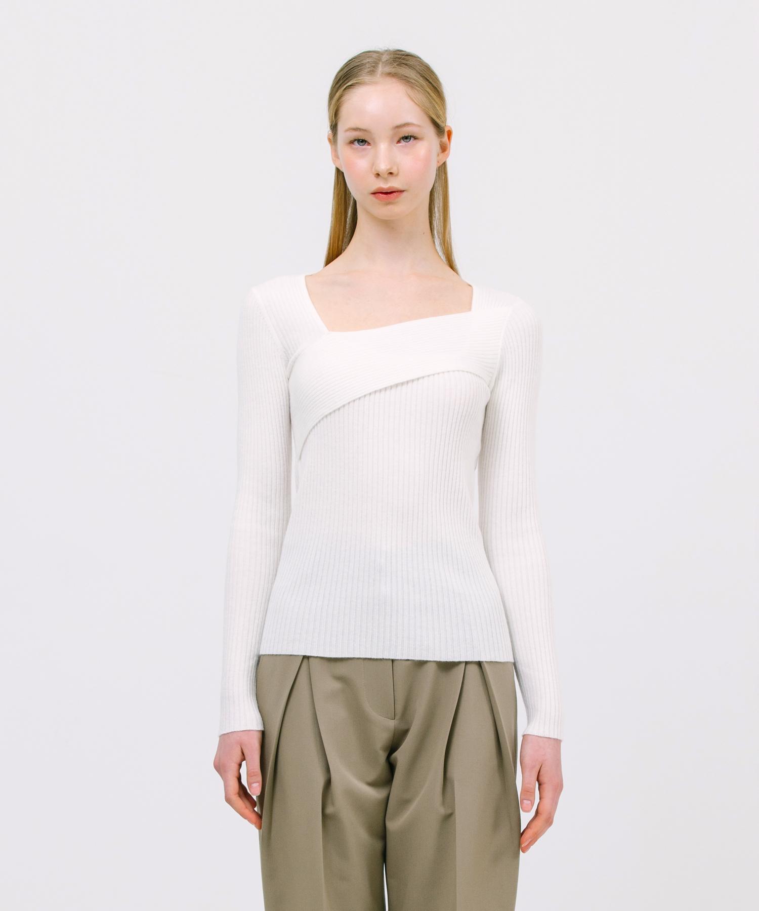 Jun By Jun K Layered Long Sleeve Top_White F