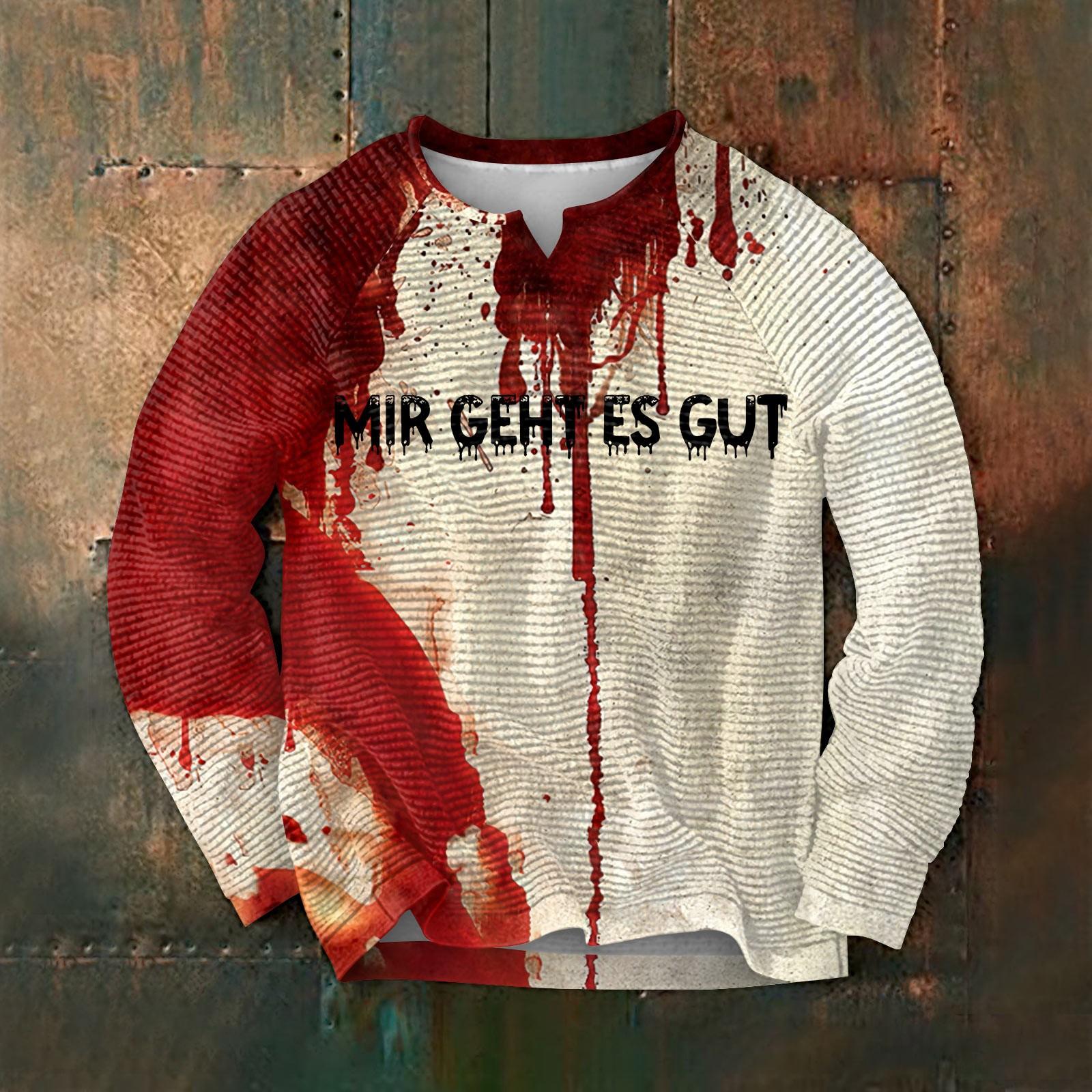 

Мужская толстовка с капюшоном свободного кроя с принтом кукурузного зерна и круглым вырезом M винный