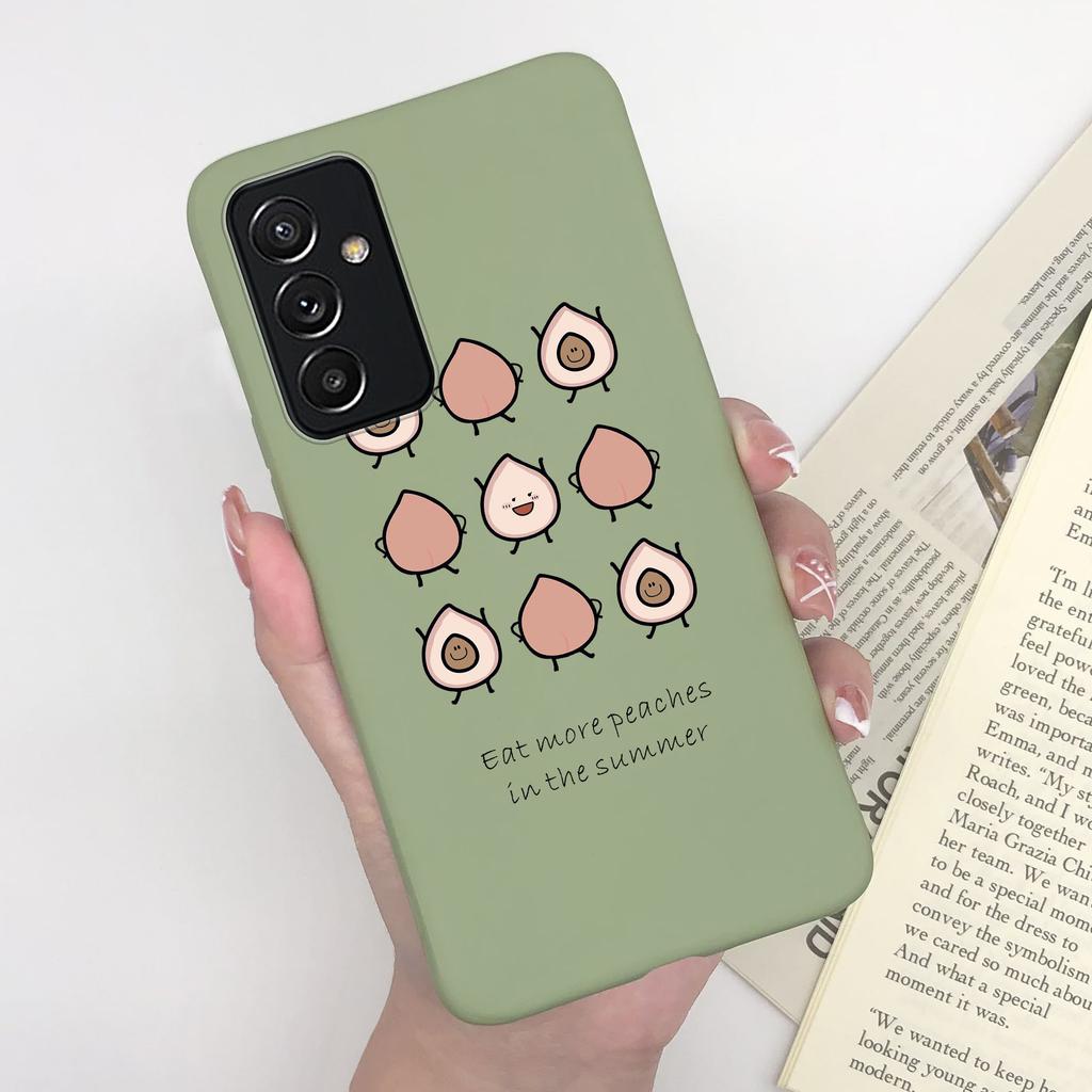 For Samsung A82 Phone Case Butterfly Lavender Matte Cover For Samsung Galaxy A82 A 82 Funda Soft Silicone Shockproof Bumper Capa