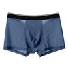 4/5pcs Men's Solid Color Mesh Boxer Briefs with 3D U-Convex Design