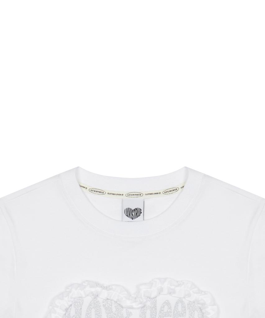LUVISTRUE Lace Love Tee(White)