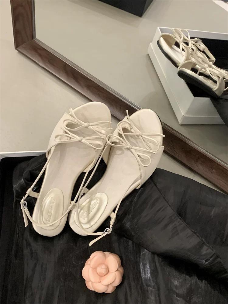 

Fashion Wine Red High Heels Sandals for Women Square Toe Bowtie Decor Summer Outdoor Slippers Woman Thin Heeled Party Wedding Shoes 42 белый