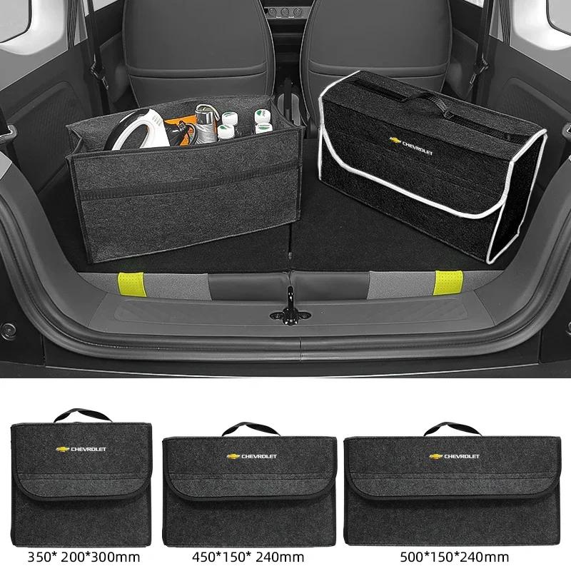 Car Trunk Storage Box Organizer Foldable Stowing Tidying Container Bag for Chevrolet Spark Silverado Trailblazer Cruze Captiva aox123
