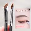 Sickle Eyeliner Brush Eyeshadow Blade Brush Detail Brush Diagonal Eyebrow Brushes Undereyelid To Sleeping Silkworm Makeup Tools