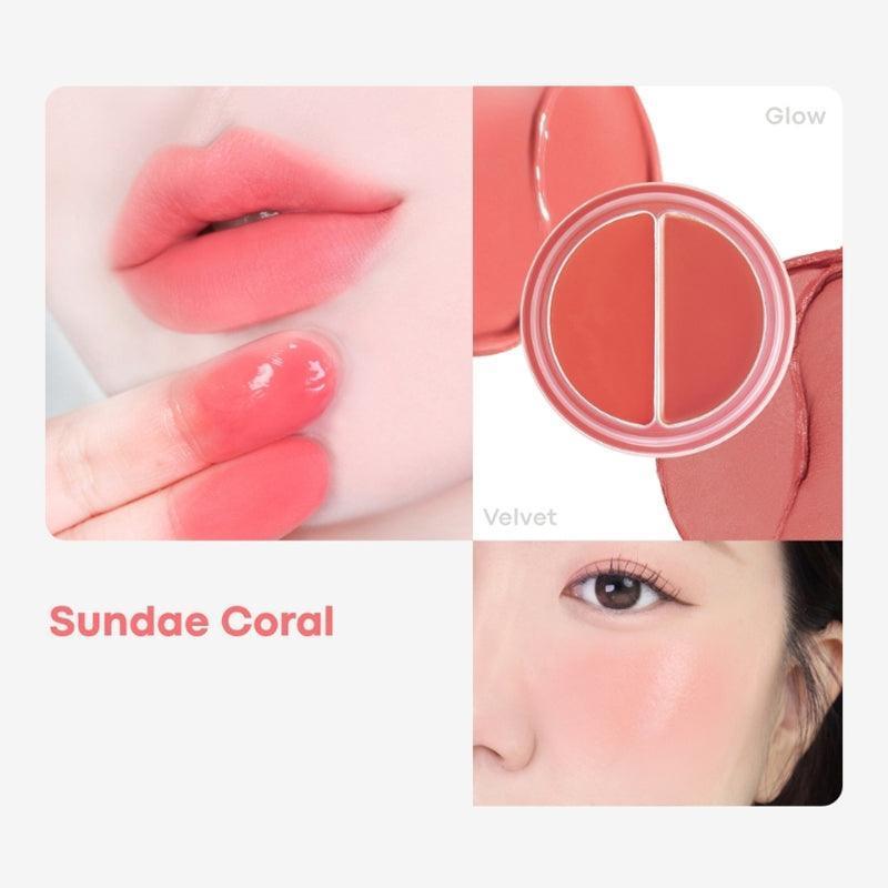 Tonymoly Cheek Tone Lip and Cheek Duo Balm 4.8g