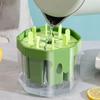 Popsicles Molds Silicone 8 Cavity Popsicles Trays Freezer,Homemade Ice Cream Molds Large Ice Pop Maker Reusable Ice Lolly Mould