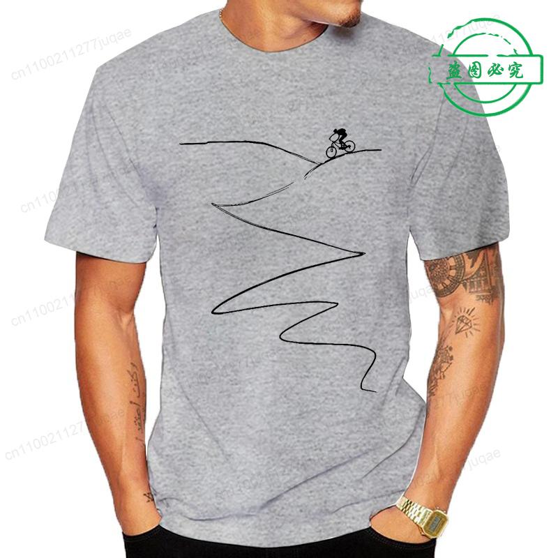 Cycling Bicycle Mountain Bike for Cyclists T-Shirt for Men Women Short Sleeve Funny T Shirt Tee Shirt Mens Clothing Loose Tees