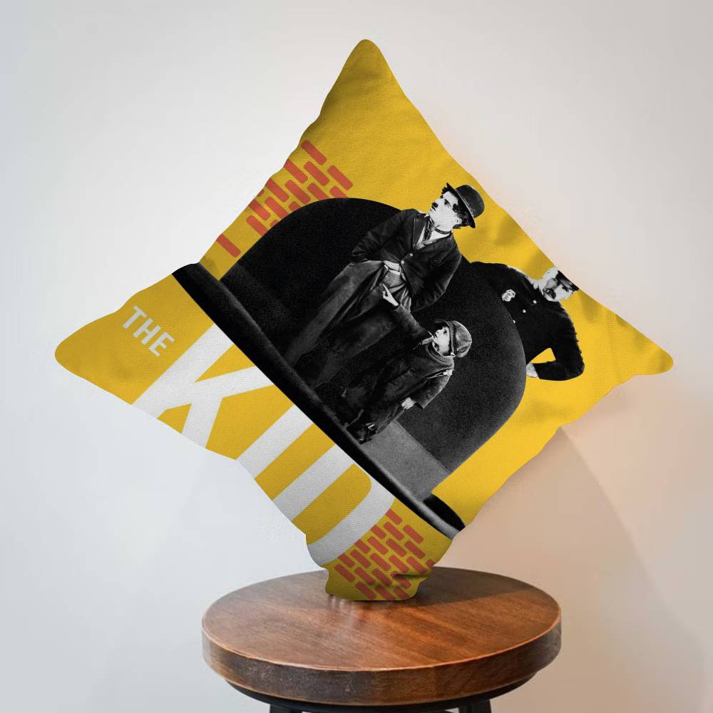 

Anime Chaplin Charlie Personalized Pillow Dust Cover Bedroom Kids Party Decoration Pillowcase Birthday Children Gift 30cmx30cm