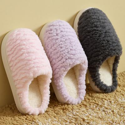 Baumwollpantoffeln 2025 neu Winter Zuhause drinnen warm Paar Plüschpantoffeln Herbst und Winter