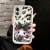 Phone Cover Case for Apple iPhone 17 Pro Max 14 Plus 12 Air XS 16 15 11 16e XR 13 Mini Sanrio Cool Kuromi