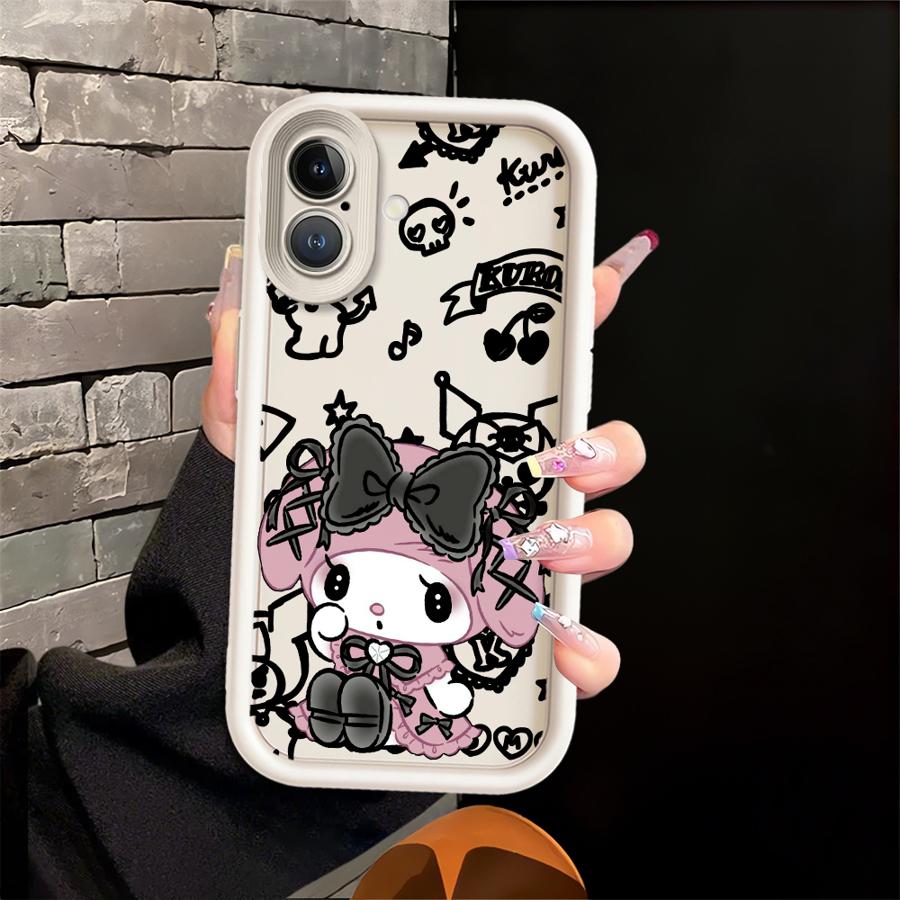 Phone Cover Case for Apple iPhone 17 Pro Max 14 Plus 12 Air XS 16 15 11 16e XR 13 Mini Sanrio Cool Kuromi