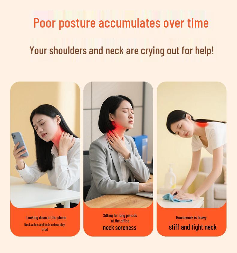 Cervical Spine Hot Water Bag Set: Neck & Shoulder Compress with U-Shaped Pillow and Scarf