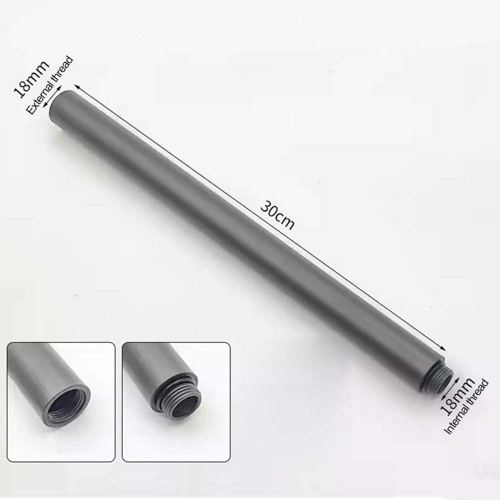 Round Extension Tube Stainless Steel Shower Extender New Bathroom Accessories