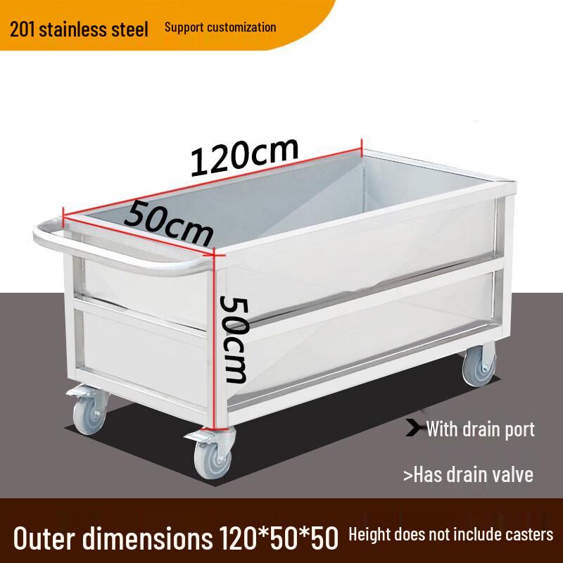 304 Stainless Steel Mobile Multipurpose Tank
