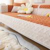 Nordic Color Matching New Sofa Cushion Winter Thick Plush Seat Cushion Modern Minimalist Anti Slip Sofa Cover