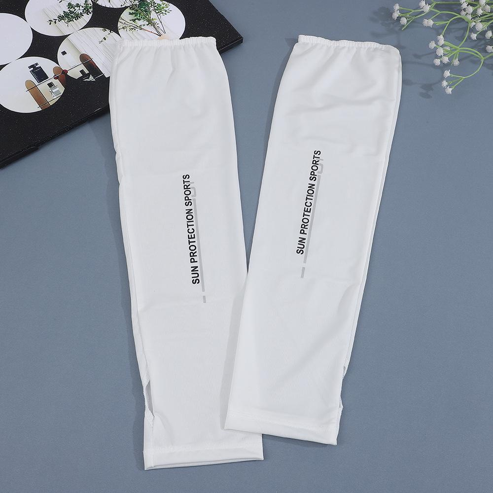 Summer Ice Silk UV Protection Arm Sleeves for Cycling & Driving