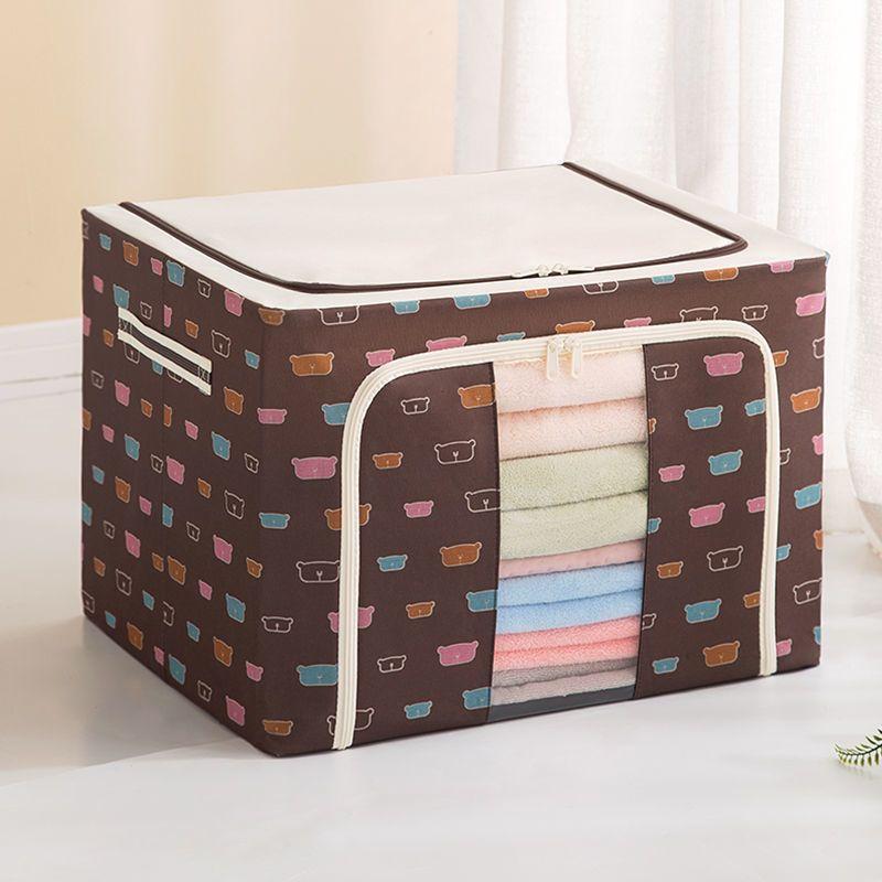 Large Quilt Storage Bag Dust-proof Wardrobe Quilt Clothes Organizer Household Blanket Zipper Sorting Bags Moving Bag Storage Box