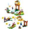 Colorful Super Mario Bros Dolls Luigi Peach Bowser Toad Building Blocks