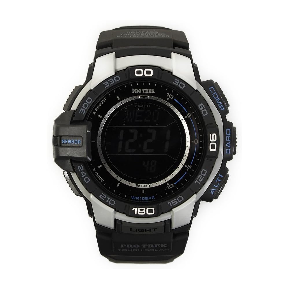 Casio Pro Trek Solar Watch PRG-270-7JF Men s Triple Sensor Features Outdoor Timepiece