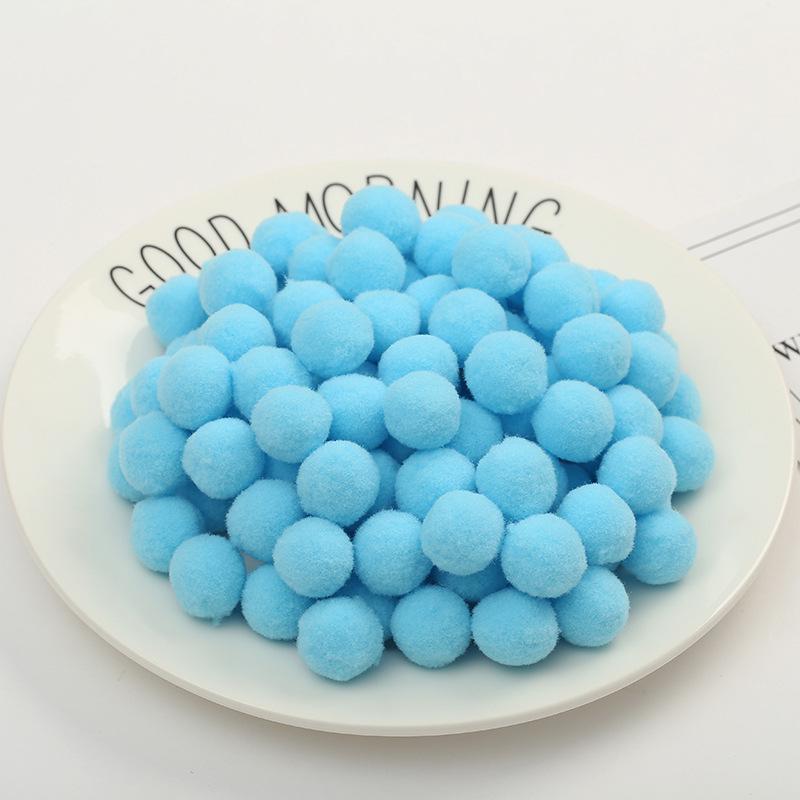 In Stock: High Elasticity Fluffy Polyester Hairball for DIY Handmade Clothing Accessories