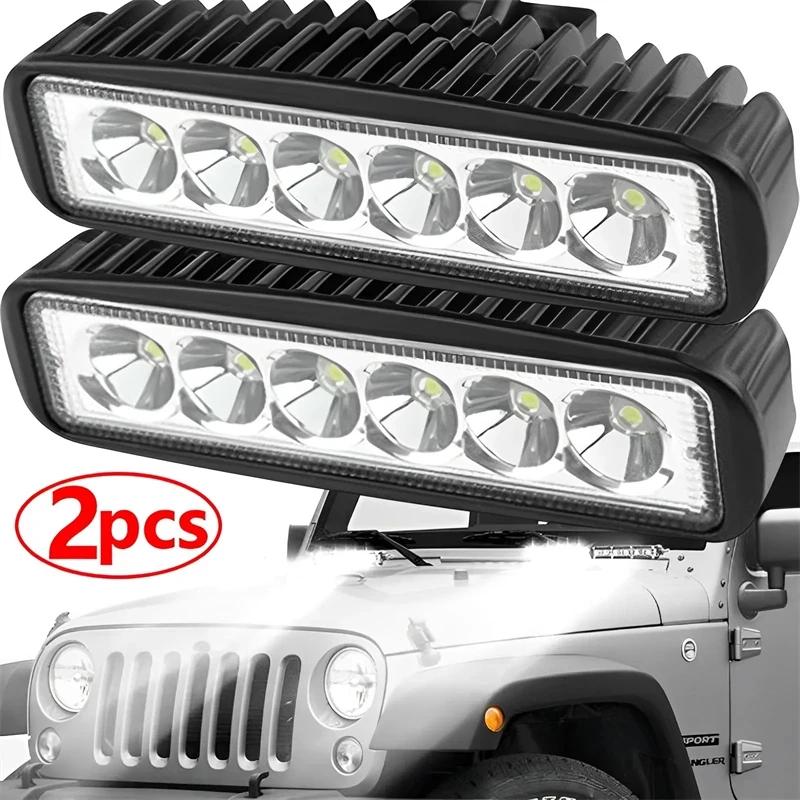 1/2 Set 18W 6-LED Off-Road Light Bar - Waterproof