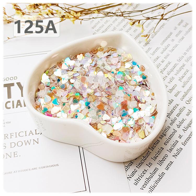 

Yaleduo 3-4MM Mixed Heart Translucent Oil Painting Nail Art Sequins 20g per pack