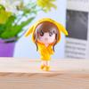 4pcs resin Q Girls Ornaments Micro Landscape Decorations Gifts Crafts